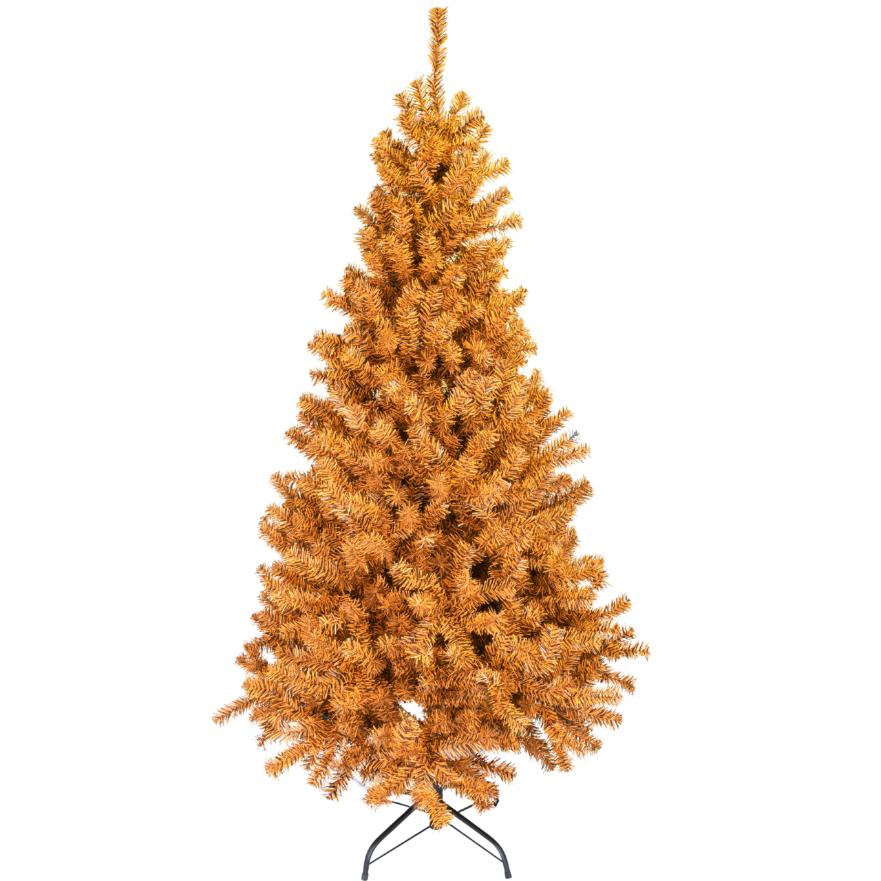 Tree Buddees Black and Orange Halloween / Fall Colored Christmas Tree 6 Feet Tall